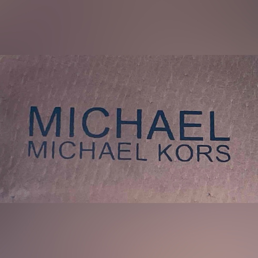 Michael Kors Stockard Two-Tone Black & Mocha Brown Leather Riding Boots - 8 - Picture 6 of 8